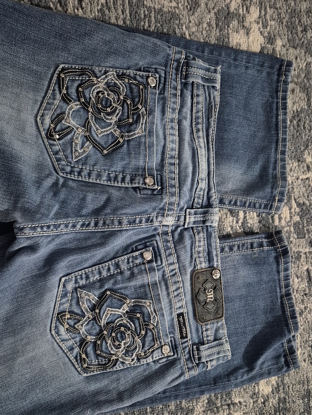 Miss Me Bootcut 31 Rose Pocket